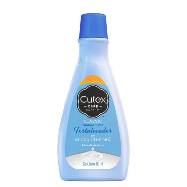 QUITAESMALTE FORTALECEDOR CUTEX X 50 ML