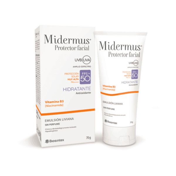 PROTECTOR SOLAR FACIAL MIDERMUS X 60 GR
