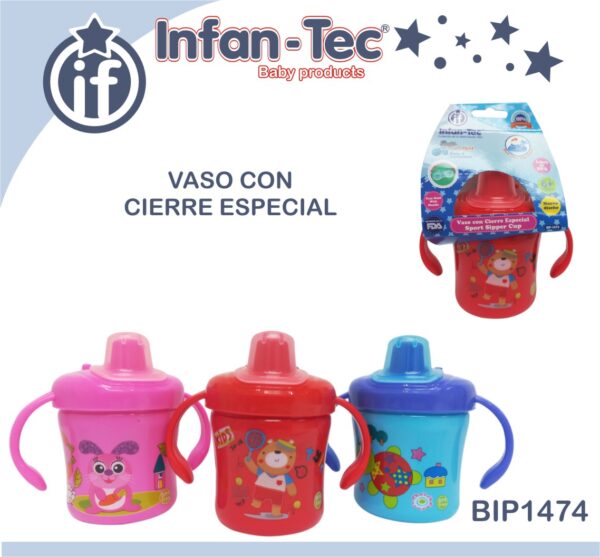 VASO ANTIDERRAME INFANTEC CON PICO + 6