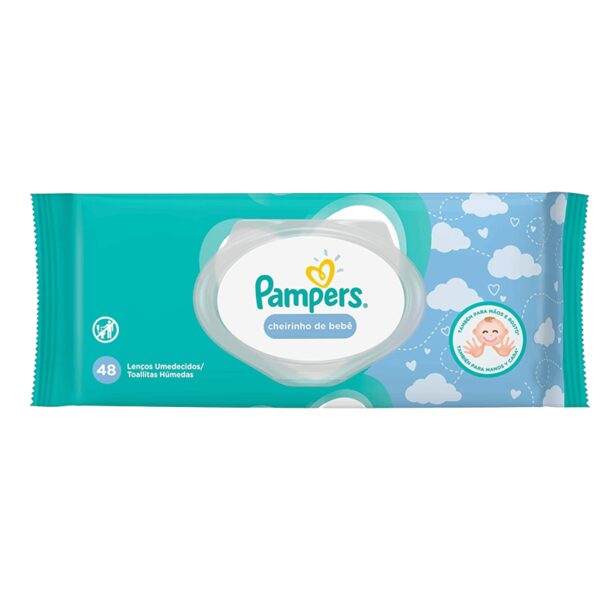 TOALLITAS HÚMEDAS PAMPERS CARICIA DE BEBE X 48