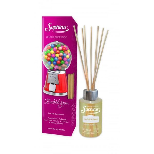 DIFUSOR SAPHIRUS BUBBLEGUM X 125 ML