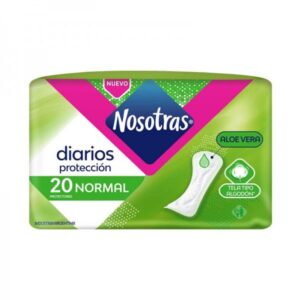 PROTECTORES DIARIOS NOSOTRAS NORMAL X 20