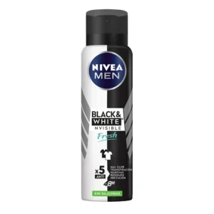 DESODORANTE HOMBRE NIVEA BLACK & WHITE INVISIBLE FRESH X 150 ML