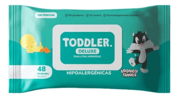 TOALLITAS HÚMEDAS TODDLER DELUXE 48 (unidades)