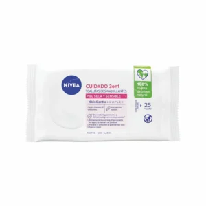 TOALLITAS DESMAQUILLANTES NIVEA 3 EN 1X 25 UNIDADES