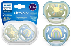 CHUPETE AVENT ULTRA AIR  0-6m x 2