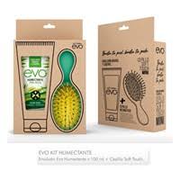 KIT EVO NATURAL EMULSION MANOS Y CUERPO HUMECTANTE Y CEPILLO