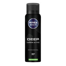DESODORANTE NIVEA MEN DEEP CARBON ACTIVADO X 150 ML