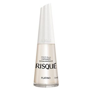 ESMALTE DE UÑAS RISQUE BLANCO PLATINO X 8 ML