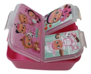 TUPPER HERMÉTICO CON DIVISIONES CRY BABIES