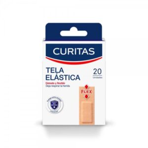CURITAS TELA ELÁSTICA X 20 UNIDADES