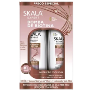 SKALA SHAMPOO Y ACONDICIONADOR X 325 ML (bomba de biotina)